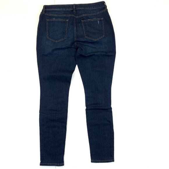 Women's Sonoma Supersoft Stretch Midrise Skinny Jeans Bettencourt Destructed 14L - Picture 4 of 5